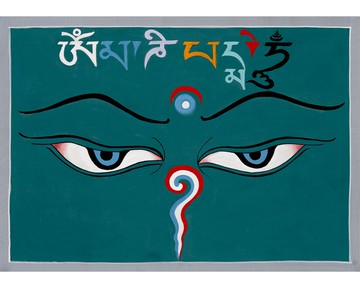 手工製作佛眼唐卡 – 啟蒙的凝視