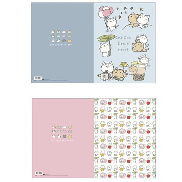 星星貓-6入資料夾【九乘九購物網】