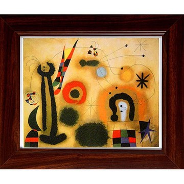 開運陶源【Pleasure】 Miro米羅 抽象畫小幅