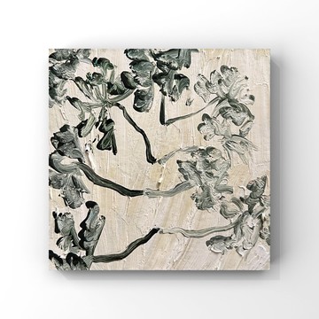 馬爾地夫藝術棕櫚樹陰影油畫沿海熱帶藝術島嶼海灘藝術