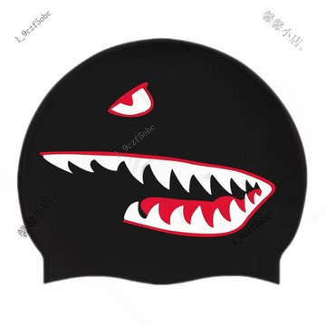 【立體貼合防水】男士泳帽 鯊魚泳帽 矽膠泳帽 舒適不勒頭 時尚游泳帽 防水矽膠泳帽 游泳裝備