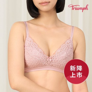 黛安芬-美型嚴選系列 無鋼圈 B-D罩杯內衣 粉玫紫