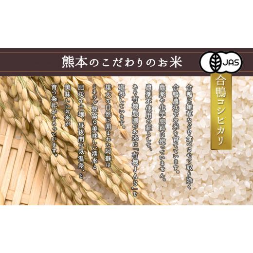 ふるさと納税 熊本県 阿蘇市 JAS認証有機合鴨コシヒカリ 玄米10kg