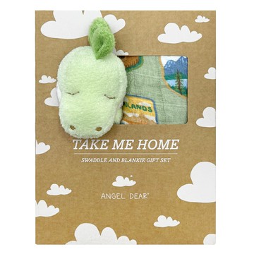 美國 ANGEL DEAR 新生兒彌月禮盒組 (國家公園地標圖示+安撫巾) 多款可選＊夏日微風＊