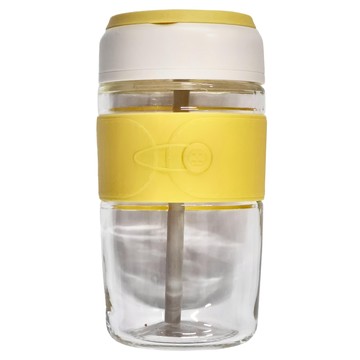 LocknLock 樂扣樂扣 咕嚕玻璃杯  黃色  500ml  1個