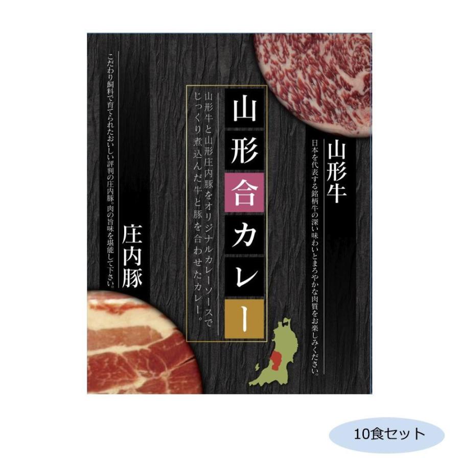 ご当地カレー 山形合カレー 山形牛と庄内豚  10食セット