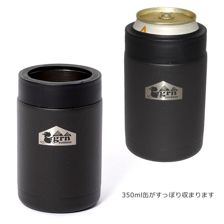 grn 真空断熱 ステンレス 缶クーラー outdoor ジーアールエヌ アウトドア BEER KAN COOLER GO0473F