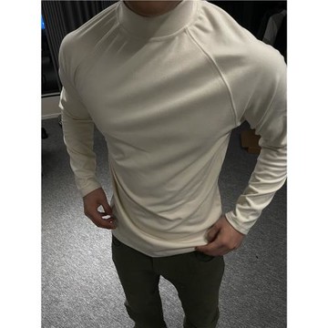 GTAL美式德絨打底衫秋冬保暖內搭半高領T恤純色長袖內衣男士上衣