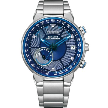 CITIZEN GENTS GPS衛星對時光動能腕錶(CC3030-53L)/44mm