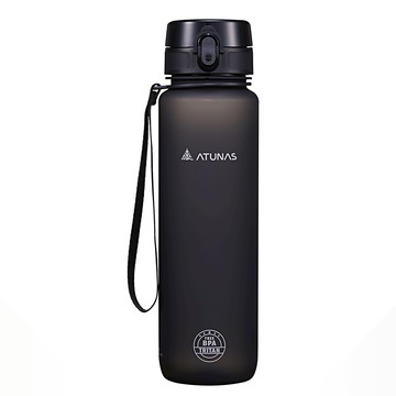 戶外玩咖運動瓶運動水壺1000ml(A1KTGZ04黑/運動水瓶/大容量水壺/霧面水壺)