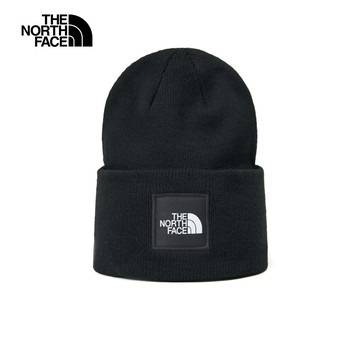 The North Face北面男女款黑色毛帽｜85CWJK3