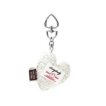 [韓國] 毛呢之心吊飾 / 2色 / Woolen Heart Pendant