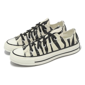 Converse 休閒鞋 Chuck 70 Low 男鞋 女鞋 米白 黑 1970 斑馬紋 奶油底 夜光 情侶鞋 A13438C