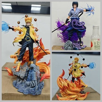 E哥❤現貨火影 AK鳴人 六道鳴人 漩渦鳴人仙人模式螺旋丸 站姿擺件模型手辦預售