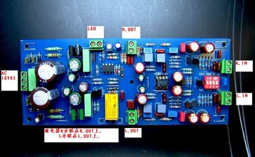 MC MM黑膠唱機唱頭放大器電路板