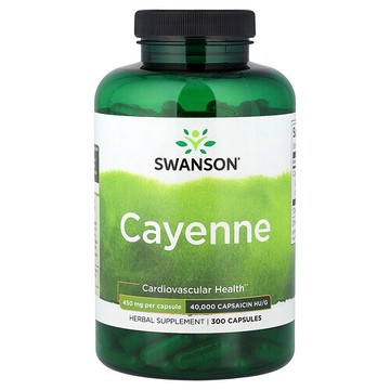 Swanson Vitamins, 辣椒，450 毫克，300 粒膠囊