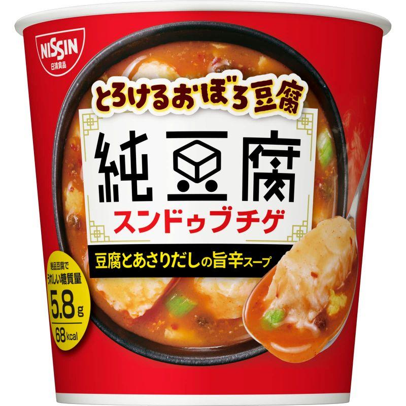 日清食品 とろけるおぼろ豆腐 純豆腐 スンドゥブチゲ 17g ×6個