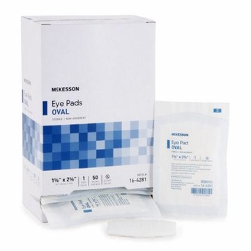 Eye Pad 15/8 X 25/8 Inch 50 Count by McKesson