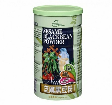 元豪  芝麻黑豆粉600公克/罐    特惠中