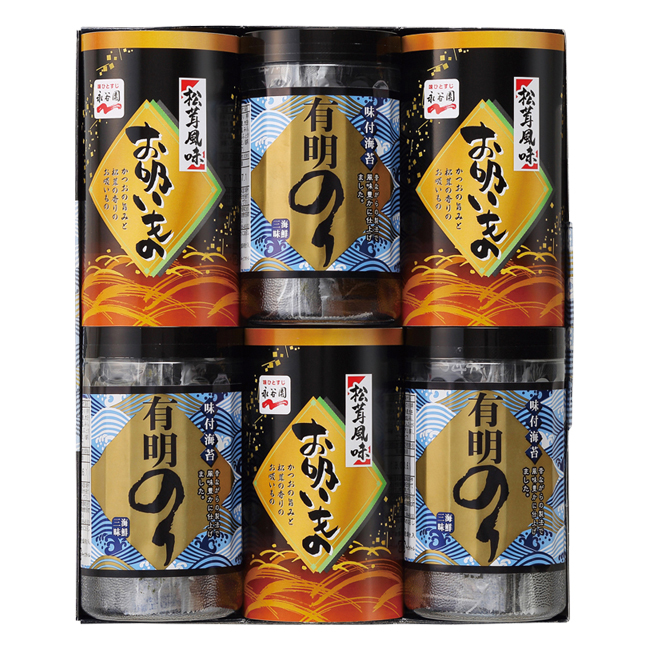 内祝い　食品｜｜有明のり・永谷園松茸風味　お吸い物詰合せ　No.30　※消費税・8％｜お祝いのお返し