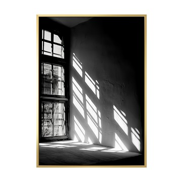 窗影畫 0.8cm細邊框  42 x 59.4cm  金色  1個