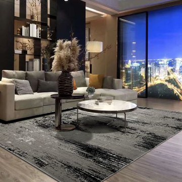 【山德力】斑駁藝術感地毯  200x290cm 蓋瑞