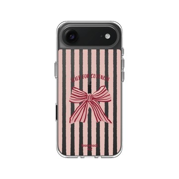 iPhone Air Clear Case（相機按鈕） 透明 - Knock Knock A2Z - 法式蝴蝶結