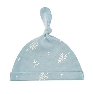 JoyNa - 2入-寶寶帽子 嬰兒胎帽 可愛打結帽 嬰兒帽-樹葉綠+隨機1入 (20*30cm)