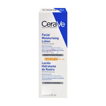 【CeraVe 適樂膚】日間溫和保濕乳 SPF30 52mlx1瓶