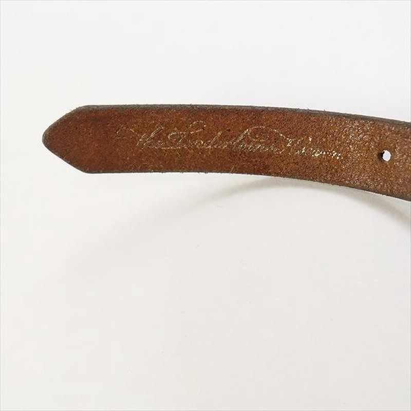 あなたにおすすめの商品 TENDERLOIN テンダーロイン T-BELT レザーナローベルト 黒 Size 小物