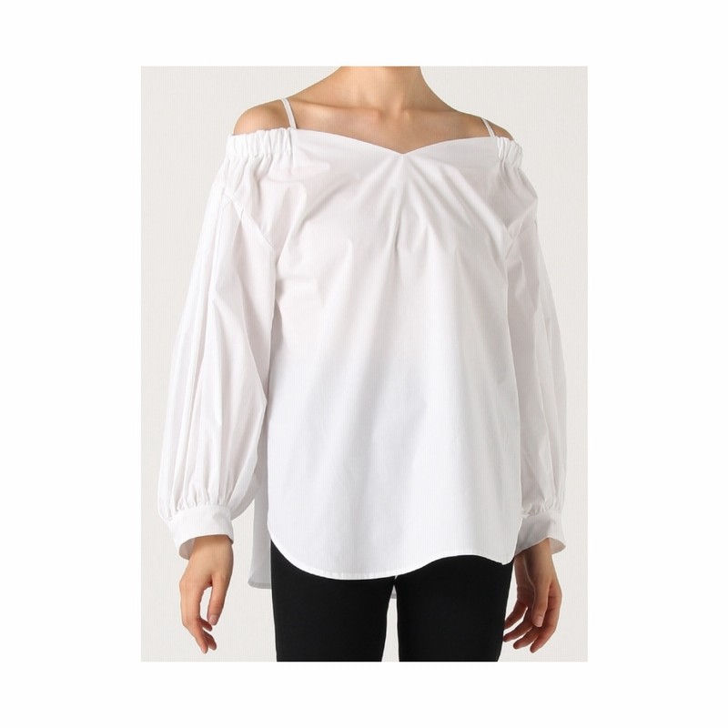 Lagunamoon オフショルダーバルーンスリーブブラウス ホワイト 通販 Lineポイント最大5 0 Get Lineショッピング