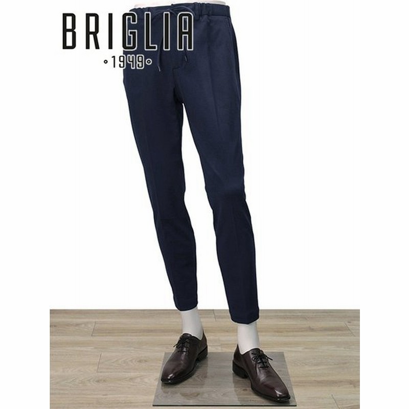 ブリリア1949 Briglia メンズ ジャージ スラックス シャカシャカ 紺色 ノータック ゴムウエスト スリムパンツ ネイビー 国内正規品 Men S 通販 Lineポイント最大0 5 Get Lineショッピング