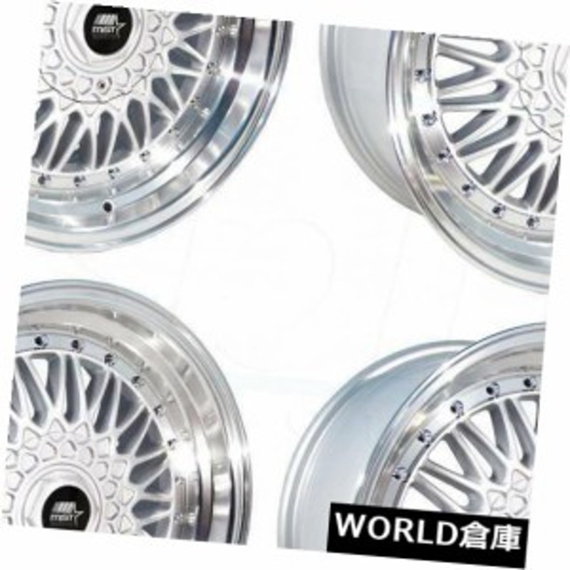 ホイール 4本セット 16x8 MST MT13 5x100 / 5x114.3 20シルバーホイールリムセット（4） 16x8 MST |  LINEショッピング