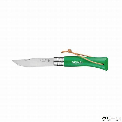 オピネル OPINEL ステンレススチール 革紐付 #7 Colorama