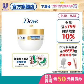 【Dove多芬】多芬胺基酸防斷修護髮膜特別超值組(2入/4入組)