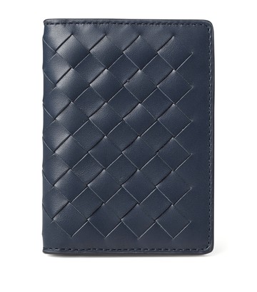 Aspinal Of London Woven Leather Card Case
