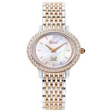 Ogival 愛其華星空真鑽珠寶錶 380-42DLSR 金銀星交織