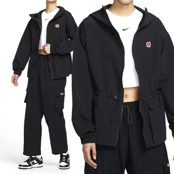 Nike As W Nsw Trend Wvn Jkt Gcel 女款 黑色 連帽 防潑水 外套 HV8727-010