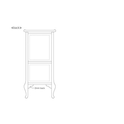 李朝家具風 薬箪笥 電話台 W46 D20 H100)アジアン家具 チェスト