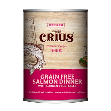 【CRIUS 克瑞斯】全齡犬罐 紐西蘭 野生鮭 無穀 主食罐 肉泥口感