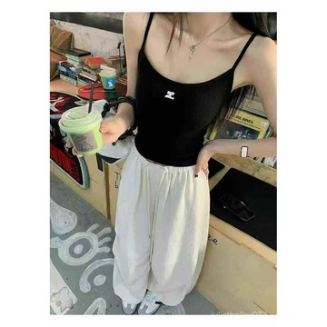 ♡ 𝑪𝒉𝒊𝒄 𝒖 ♡ 韓係韓版洋氣簡約吊帶百搭背心女帶胸墊一體露背修身顯瘦外搭氣質上…
