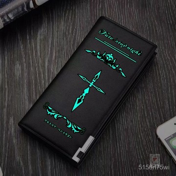 熱銷 免運🔥 限量FateNightingale-美歐範PU長款動漫吾王Saber夜光錢包 錢包男 皮夾 錢包 多卡位