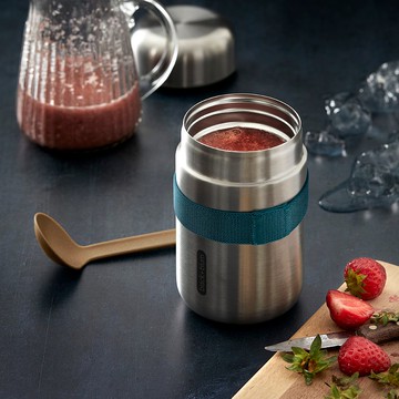 不銹鋼真空保溫食物罐 (不銹鋼) 連小湯殼 13.5oz (400ml)