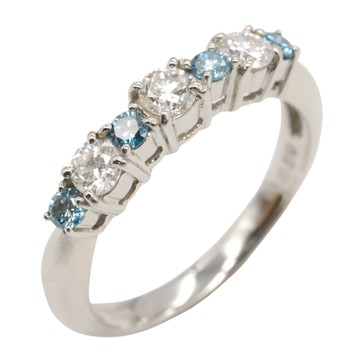 【二手名牌BRAND OFF】JEWELRY 無品牌珠寶 PT900 鉑金 鑽石 戒指 #10