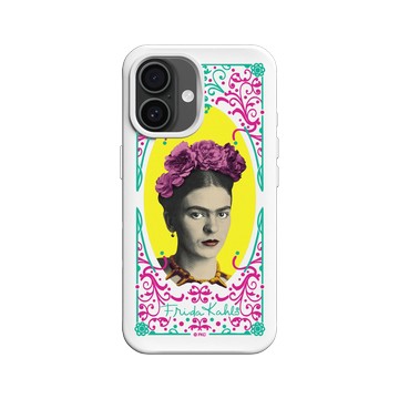 iPhone 16 SolidX 白 - Frida Kahlo - 卡蘿的凝視