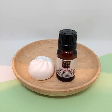 包點造型擴香石配香薰油(沉香木)