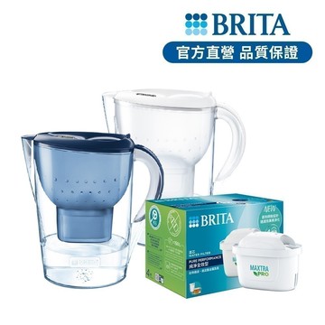 【BRITA官方】Marella馬利拉 MXPRO濾水壺+4入MXPRO全效型濾芯(共5芯)