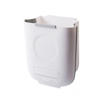 jiadass [ande ande在線]非白色6升廚房垃圾桶櫃懸掛式折疊廁所浴室家庭牆壁廢物分類