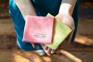 有機棉三層紗/罌粟花、香茅染 套裝 小小