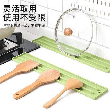 防水鍋蓋墊 窄縫鍋蓋收納墊 鍋蓋收納墊 瀝水墊 多功能檯面放置墊 家用廚房 瀝水 防滑 鍋蓋收納墊